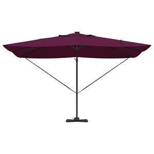 Parasol Roma a braccio Rosso e Nero 352 x 251 x 265 cm 42003333