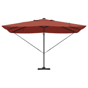 Parasol Roma a braccio Rosso e Nero 352 x 251 x 265 cm 42003334