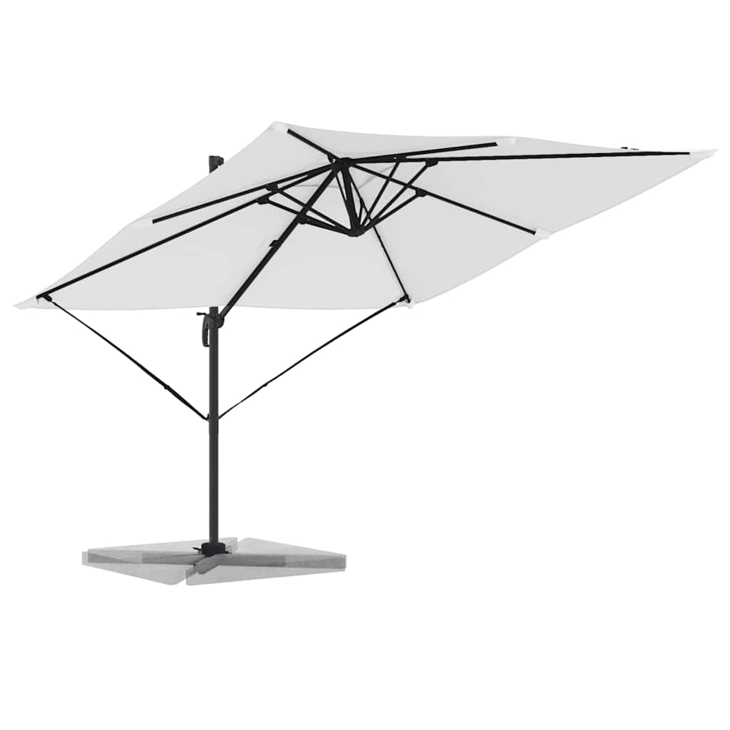 Parasol Roma Beige 286 x 285 x 265 cm Poliestere, Alluminio 42003335