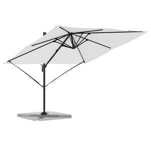 Parasol Roma Beige 286 x 285 x 265 cm Poliestere, Alluminio 42003335