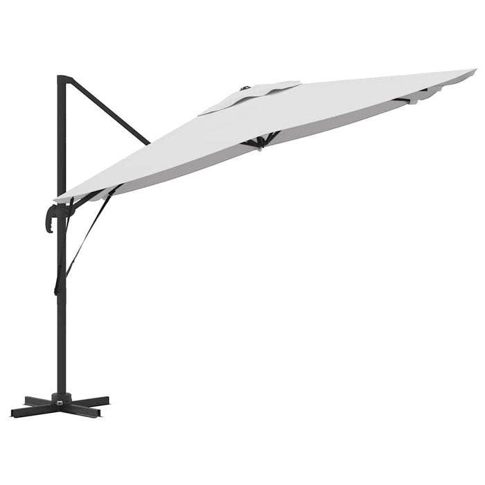 Parasol Roma Beige 286 x 285 x 265 cm Poliestere, Alluminio 42003335