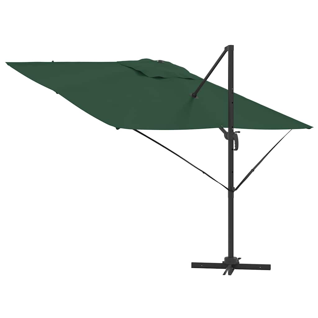 Parasol Roma Verde 286 x 285 x 265 cm Poliestere, Alluminio 42003336