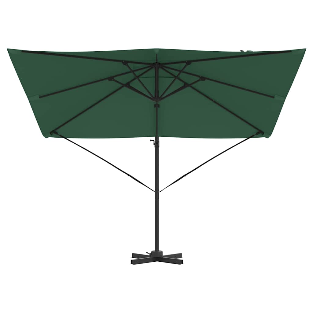 Parasol Roma Verde 286 x 285 x 265 cm Poliestere, Alluminio 42003336