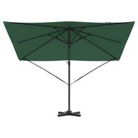 Parasol Roma Verde 286 x 285 x 265 cm Poliestere, Alluminio 42003336