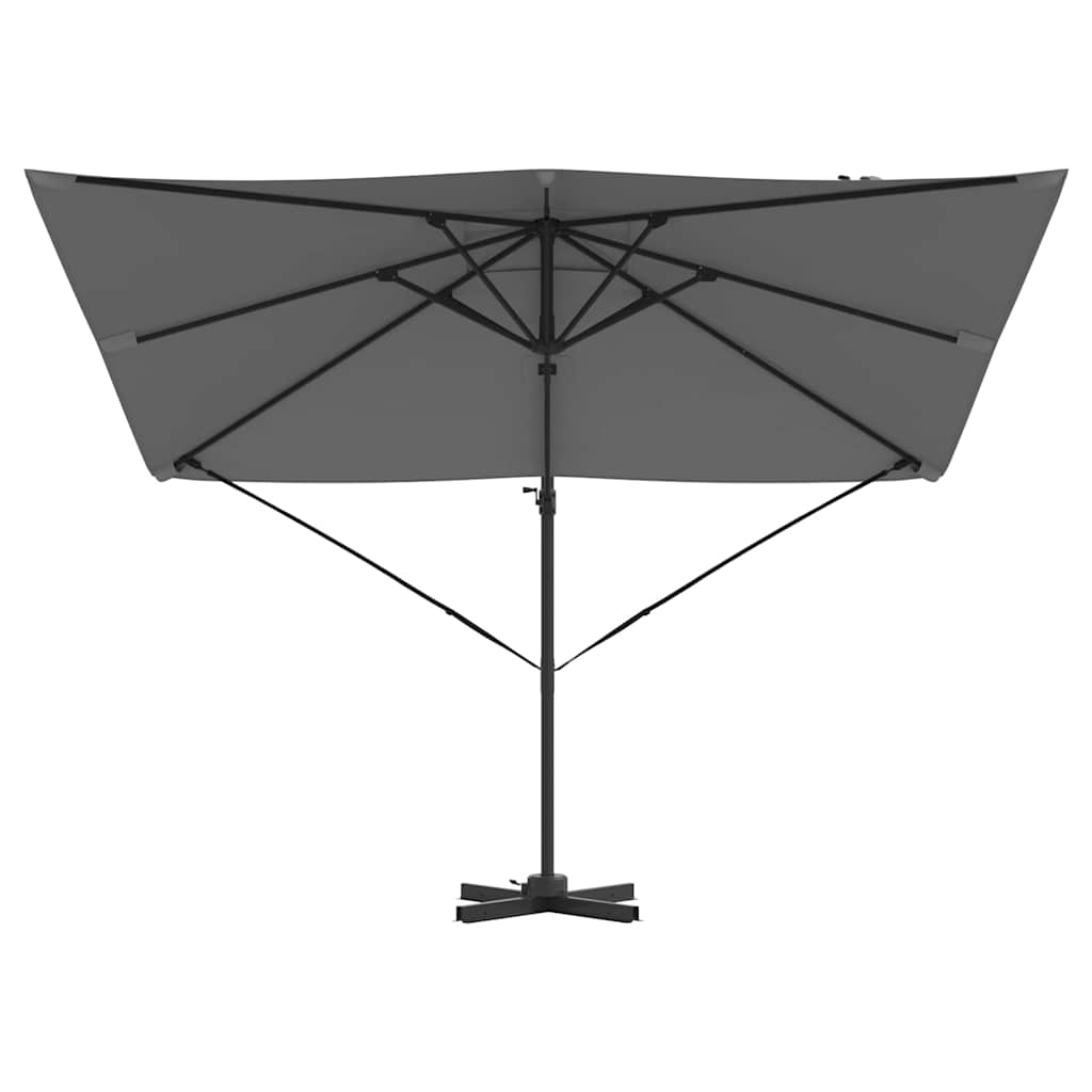 Parasol Roma Antracite 286 x 285 x 265 cm Poliestere, Alluminio 42003337