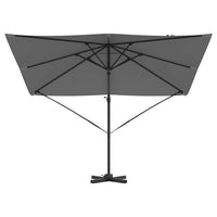 Parasol Roma Antracite 286 x 285 x 265 cm Poliestere, Alluminio 42003337
