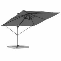 Parasol Roma Antracite 286 x 285 x 265 cm Poliestere, Alluminio 42003337