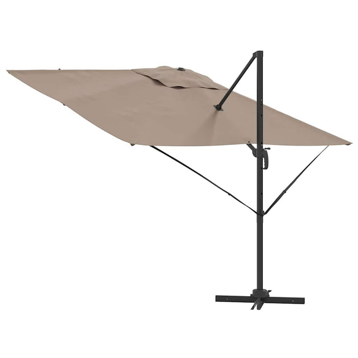 vidaXL Parasol Roma Talpa 286 x 285 x 265 cm Poliestere e Alluminio