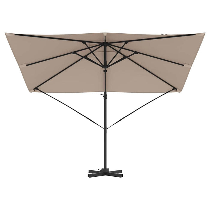 vidaXL Parasol Roma Talpa 286 x 285 x 265 cm Poliestere e Alluminio
