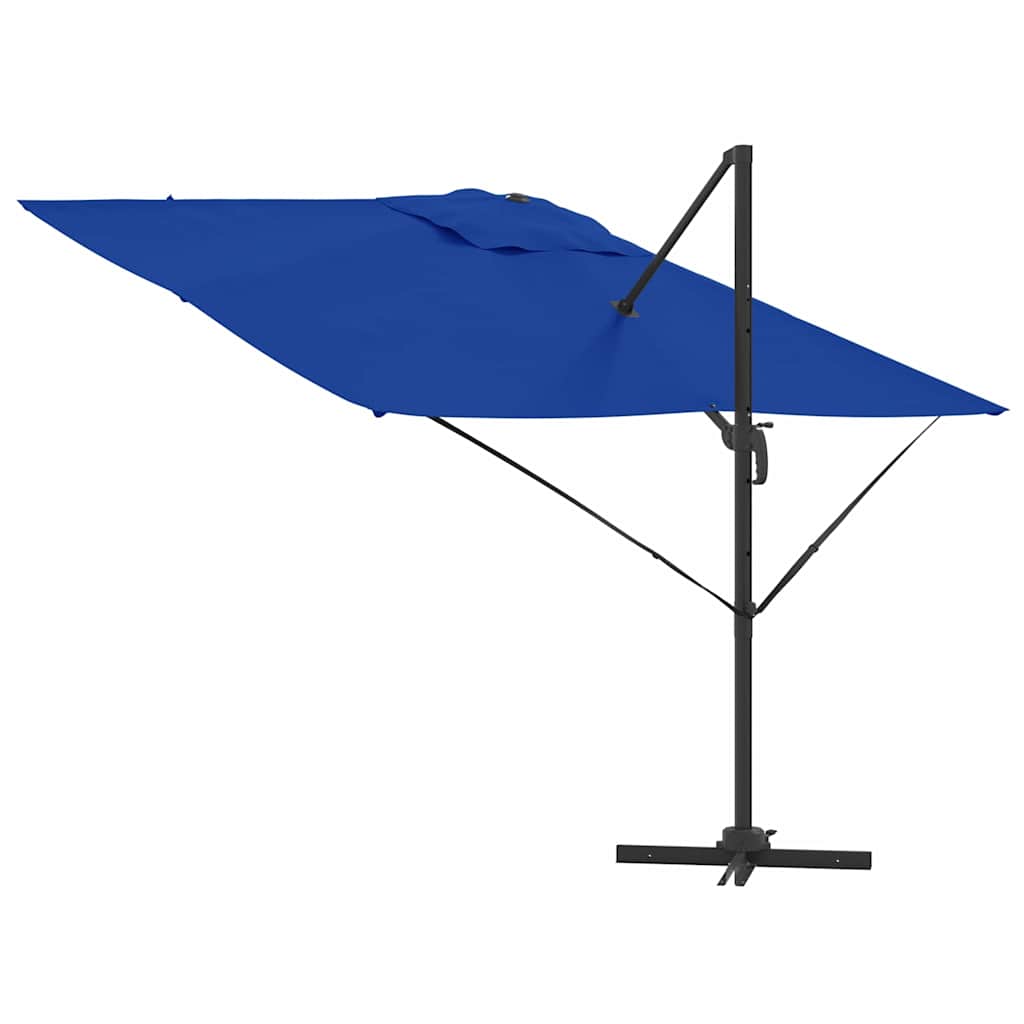 Parasol Roma Blu 286 x 285 x 265 cm Poliestere, Alluminio 42003340