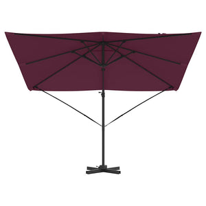 Parasol Roma Rosso 286 x 285 x 265 cm Poliestere, Alluminio 42003341