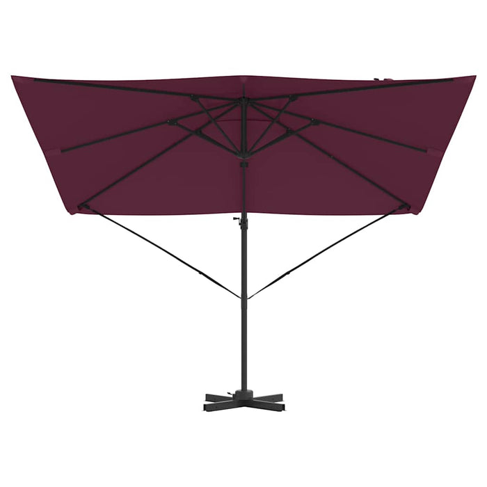 Parasol Roma Rosso 286 x 285 x 265 cm Poliestere, Alluminio 42003341
