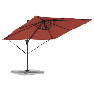 Parasol Roma Rosso 286 x 285 x 265 cm Poliestere, Alluminio 42003342