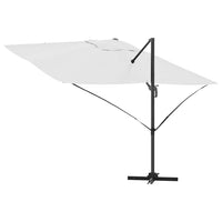 Parasol Cantilever Roma  Sabbia 352x251x260 cm in Alluminio 42003343