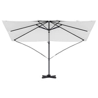Parasol Cantilever Roma  Sabbia 352x251x260 cm in Alluminio 42003343