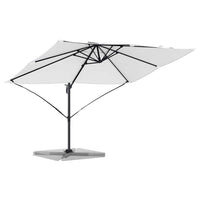 Parasol Cantilever Roma  Sabbia 352x251x260 cm in Alluminio 42003343