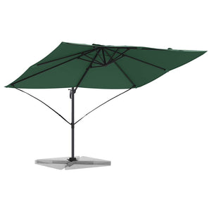 Parasol cantilever Roma verde 352x251x260 cm in alluminio 42003344