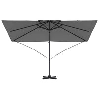 Ombrello Cantilever Roma Antracite 352x251x260 cm in Alluminio 42003345