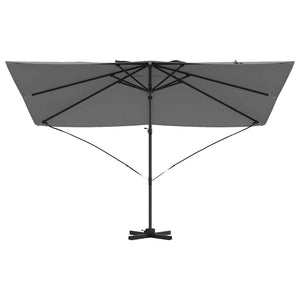 Ombrello Cantilever Roma Antracite 352x251x260 cm in Alluminio 42003345