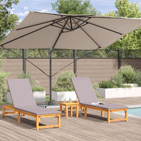 Parasol Cantilever Roma  tortora 352x251x260 cm in alluminio 42003346