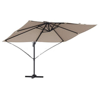Parasol Cantilever Roma  tortora 352x251x260 cm in alluminio 42003346