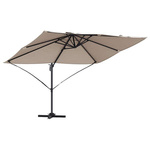 Parasol Cantilever Roma  tortora 352x251x260 cm in alluminio 42003346