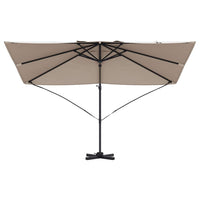 Parasol Cantilever Roma  tortora 352x251x260 cm in alluminio 42003346