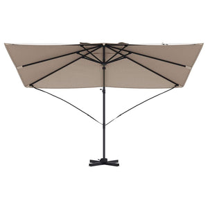 Parasol Cantilever Roma  tortora 352x251x260 cm in alluminio 42003346