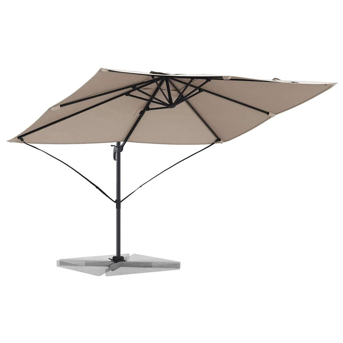 Parasol Cantilever Roma  tortora 352x251x260 cm in alluminio 42003346