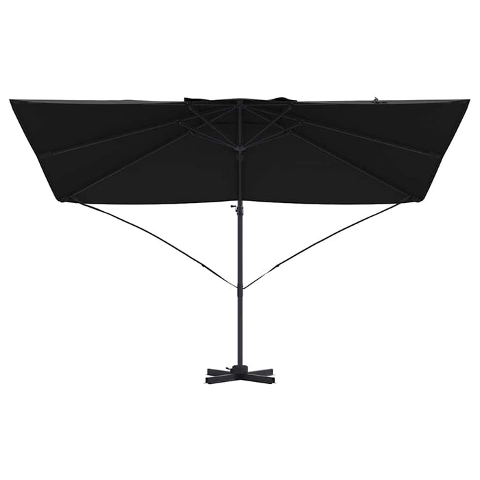 Parasol a Braccio Roma  Nero 352x251x260 cm in alluminio 42003347