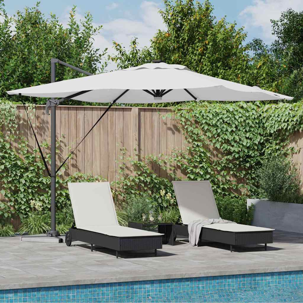 Parasol Roma Beige 286 x 285 x 270 cm Alluminio e Poliestere 42003351