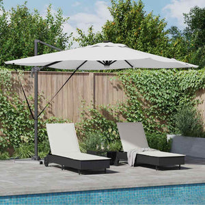 Parasol Roma Beige 286 x 285 x 270 cm Alluminio e Poliestere 42003351