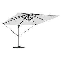 Parasol Roma Beige 286 x 285 x 270 cm Alluminio e Poliestere 42003351