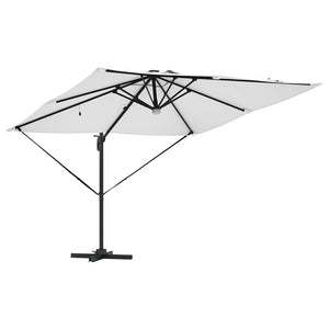 Parasol Roma Beige 286 x 285 x 270 cm Alluminio e Poliestere 42003351