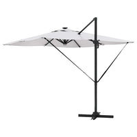 Parasol Roma Beige 286 x 285 x 270 cm Alluminio e Poliestere 42003351