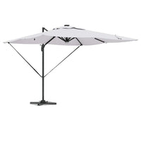 Parasol Roma Beige 286 x 285 x 270 cm Alluminio e Poliestere 42003351