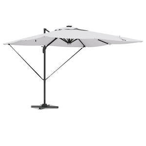 Parasol Roma Beige 286 x 285 x 270 cm Alluminio e Poliestere 42003351