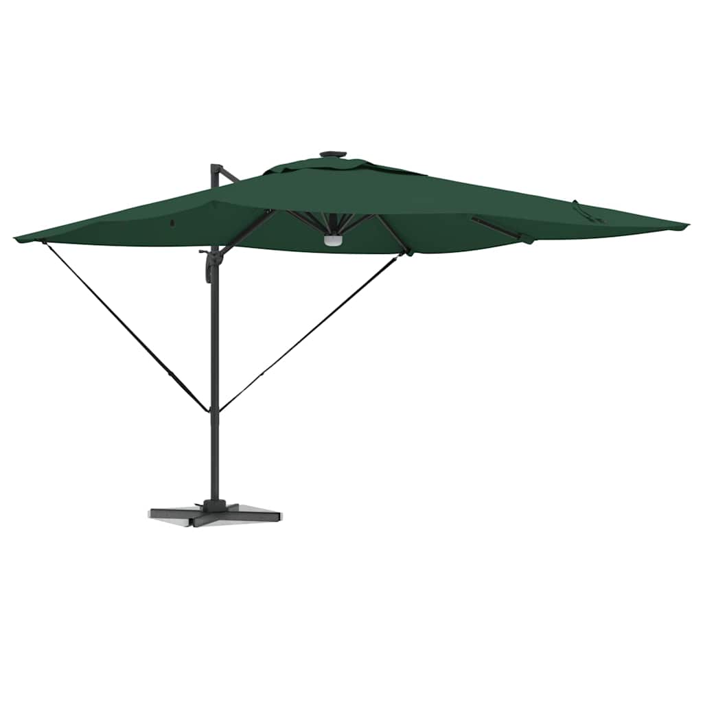 Parasol Roma Verde 286 x 285 x 270 cm Alluminio e Poliestere 42003352