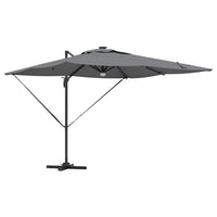 vidaXL Parasol Roma Antracite 286 x 285 x 270 cm Alluminio, Poliestere