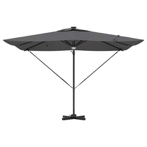 vidaXL Parasol Roma Antracite 286 x 285 x 270 cm Alluminio, Poliestere