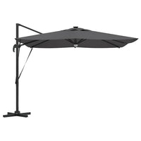 vidaXL Parasol Roma Antracite 286 x 285 x 270 cm Alluminio, Poliestere