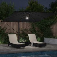 Parasol Roma Nero 286 x 285 x 270 cm Alluminio e Poliestere 42003355