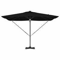 Parasol Roma Nero 286 x 285 x 270 cm Alluminio e Poliestere 42003355