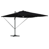 Parasol Roma Nero 286 x 285 x 270 cm Alluminio e Poliestere 42003355