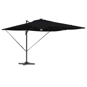 Parasol Roma Nero 286 x 285 x 270 cm Alluminio e Poliestere 42003355