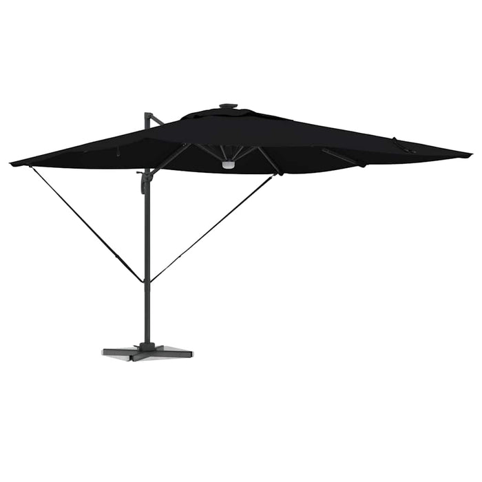 Parasol Roma Nero 286 x 285 x 270 cm Alluminio e Poliestere 42003355