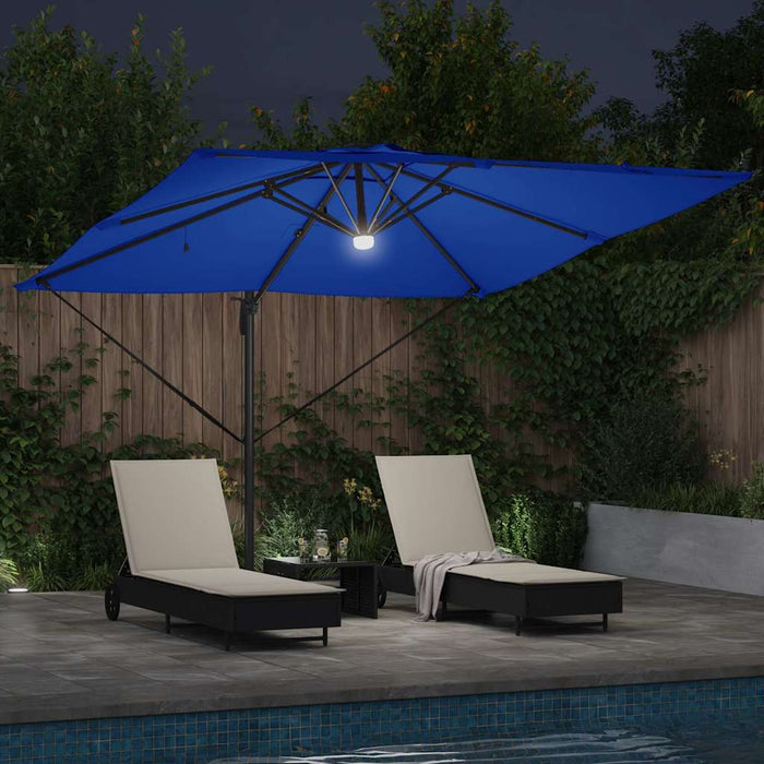 Parasol Roma Blu 286 x 285 x 270 cm Alluminio e Poliestere 42003356