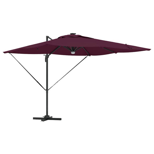 Parasol Roma Rosso 286 x 285 x 270 cm Alluminio e Poliestere 42003357