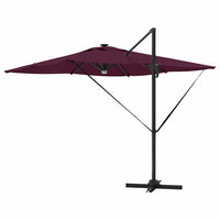 Parasol Roma Rosso 286 x 285 x 270 cm Alluminio e Poliestere 42003357