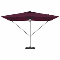 Parasol Roma Rosso 286 x 285 x 270 cm Alluminio e Poliestere 42003357